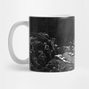 High Resolution Gustave Doré Illustration The Falsifiers / Alchemists Mug